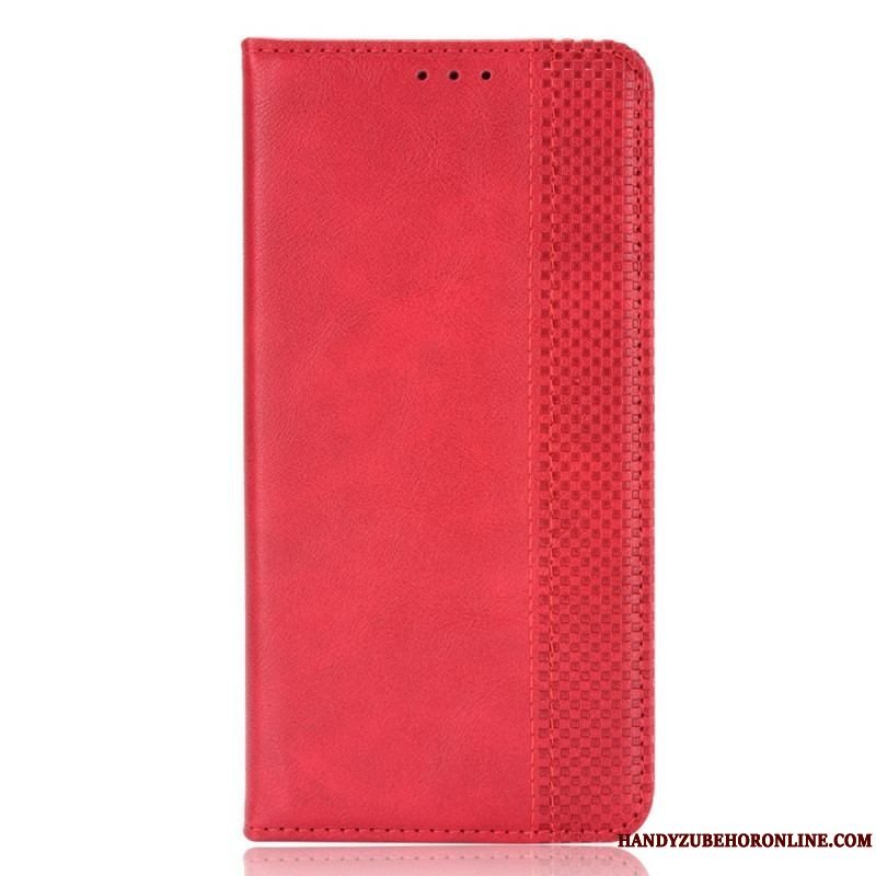 Cover Huawei Mate 50 Pro Flip Cover Vintage Læder Stil