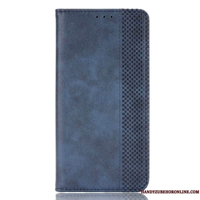 Cover Huawei Mate 50 Pro Flip Cover Vintage Læder Stil