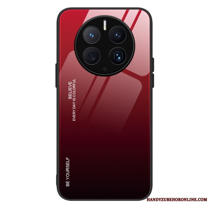 Cover Huawei Mate 50 Pro Hærdet Glas Vær Dig Selv
