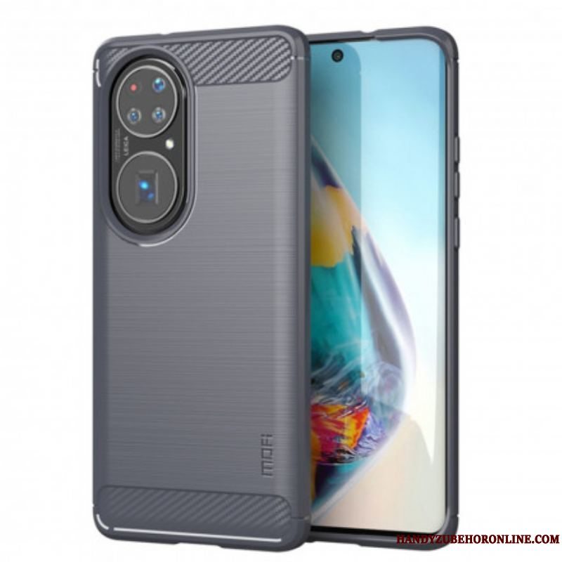 Cover Huawei P50 Pro Mofi Børstet Kulfiber