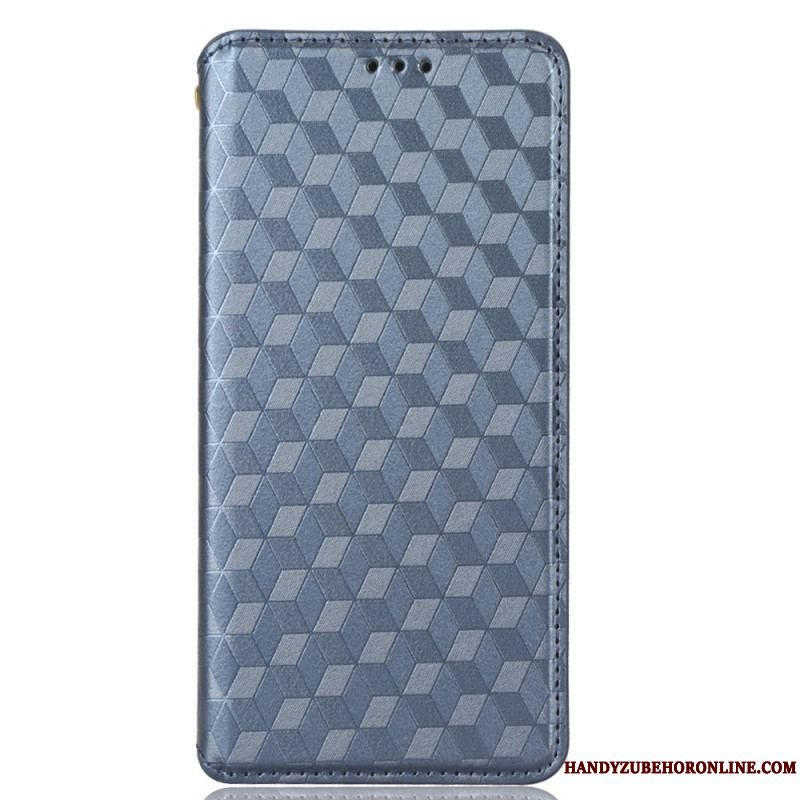 Cover Huawei P60 Pro Flip Cover 3d-mønster