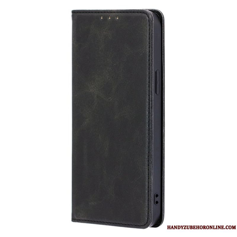 Cover Huawei P60 Pro Flip Cover Kalvetekstur