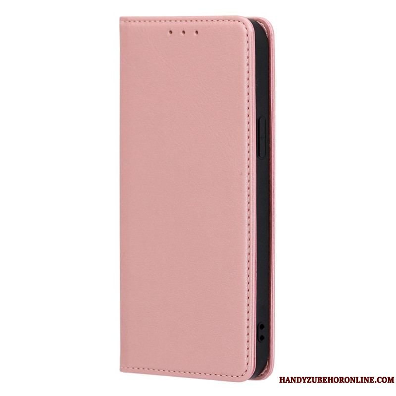 Cover Huawei P60 Pro Flip Cover Kalvetekstur