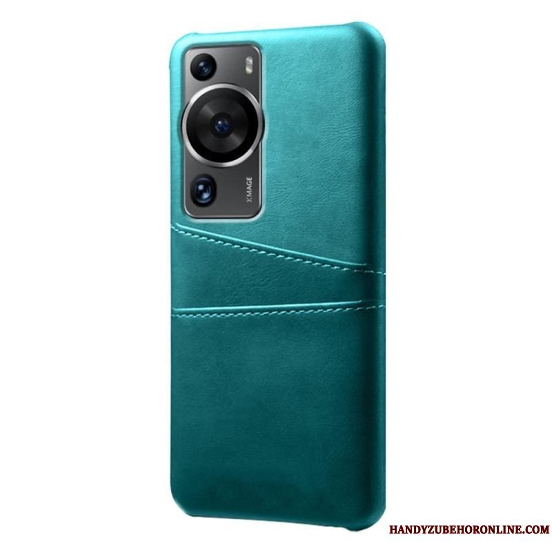 Cover Huawei P60 Pro Læder Effekt Kortholder