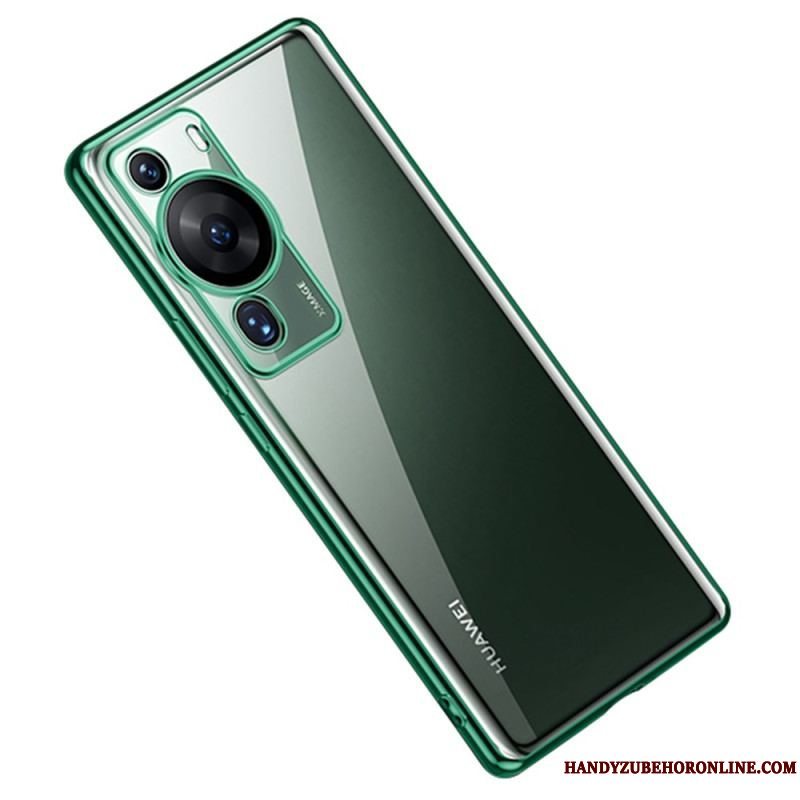 Cover Huawei P60 Pro Transparent Metal Style Kanter Sulada