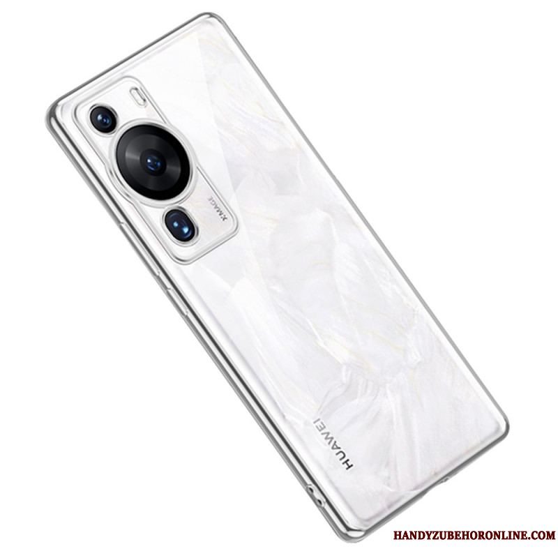 Cover Huawei P60 Pro Transparent Metal Style Kanter Sulada