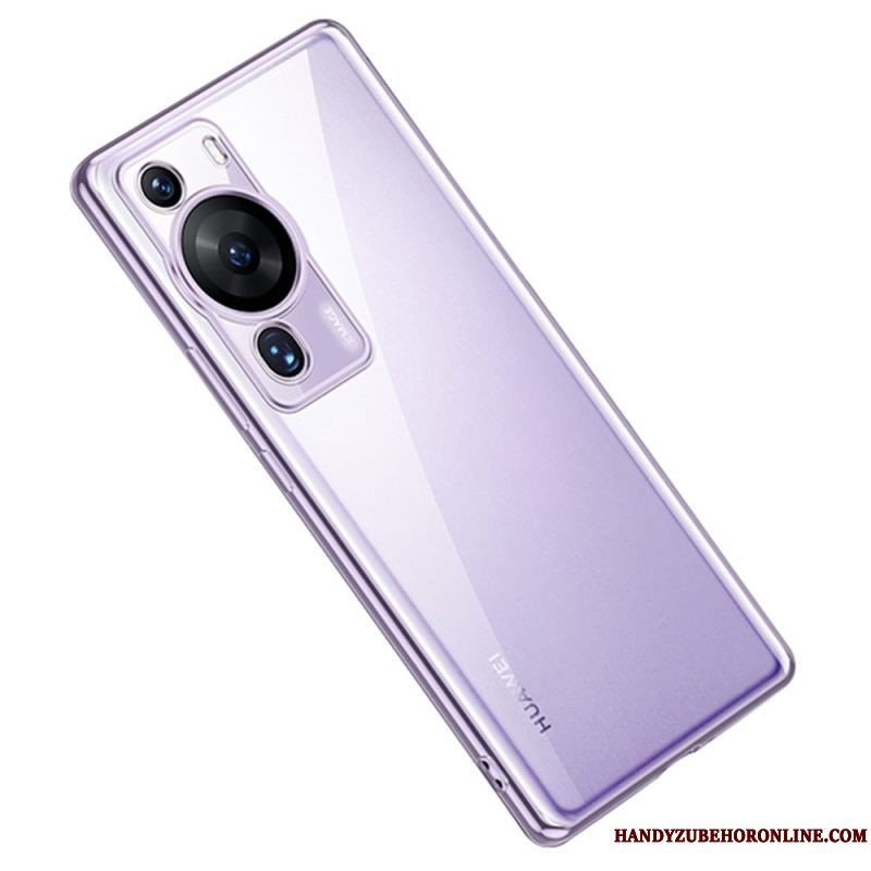 Cover Huawei P60 Pro Transparent Metal Style Kanter Sulada