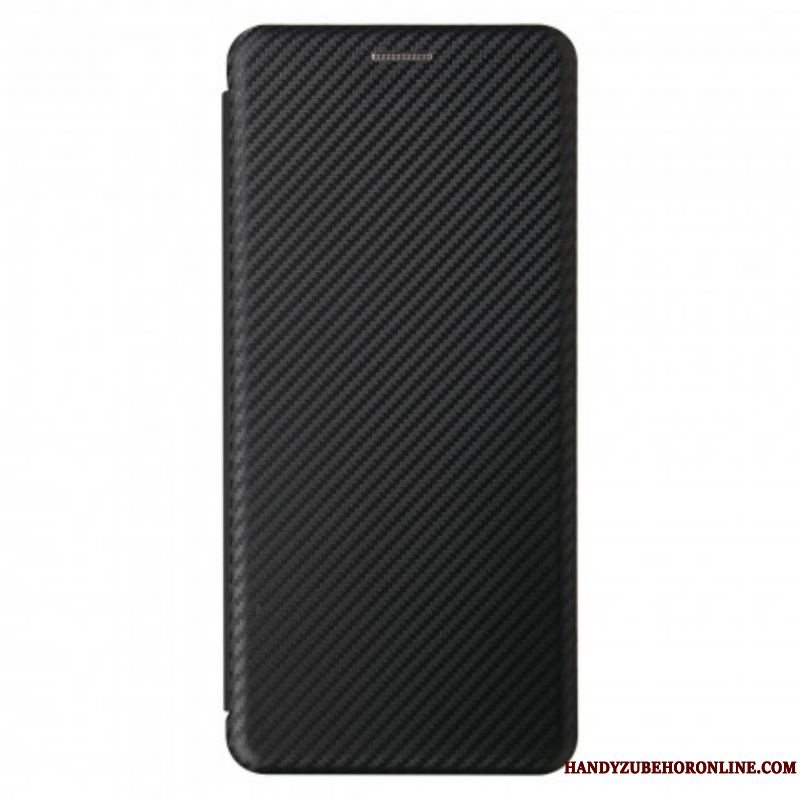 Cover Moto G100 Flip Cover Silikone Carbon