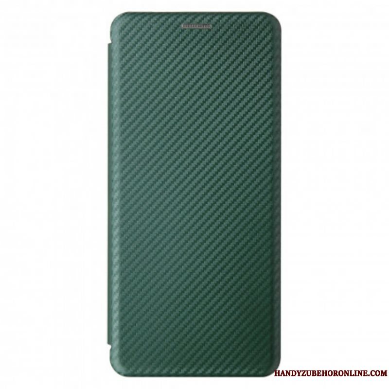 Cover Moto G100 Flip Cover Silikone Carbon