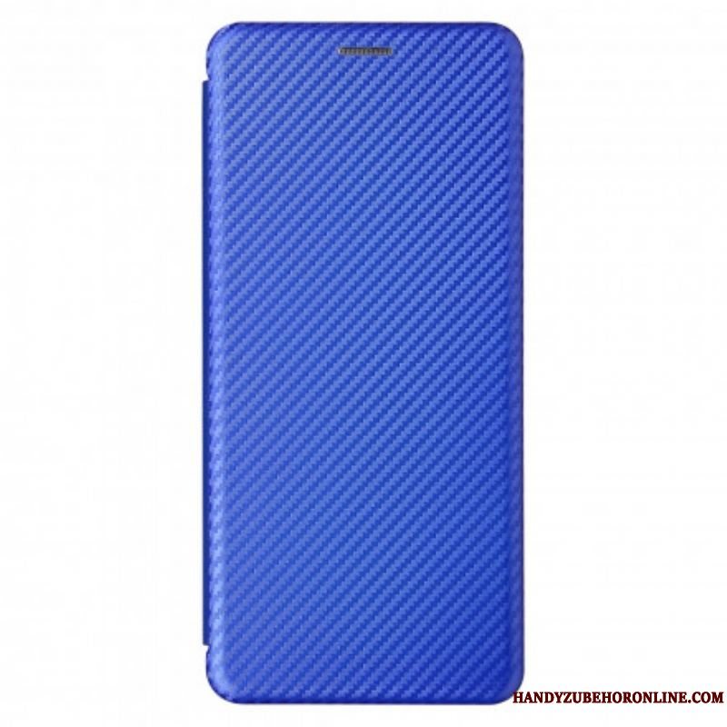 Cover Moto G100 Flip Cover Silikone Carbon