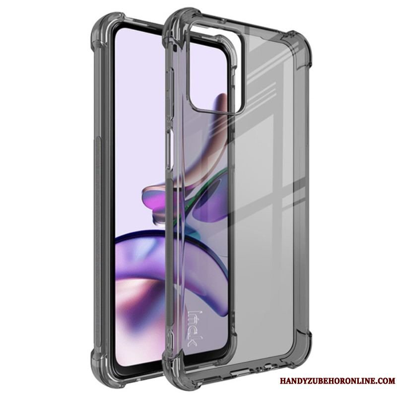 Cover Moto G73 5G Transparent Anti-gulning Imak