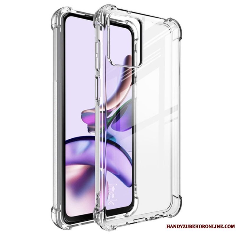 Cover Moto G73 5G Transparent Anti-gulning Imak