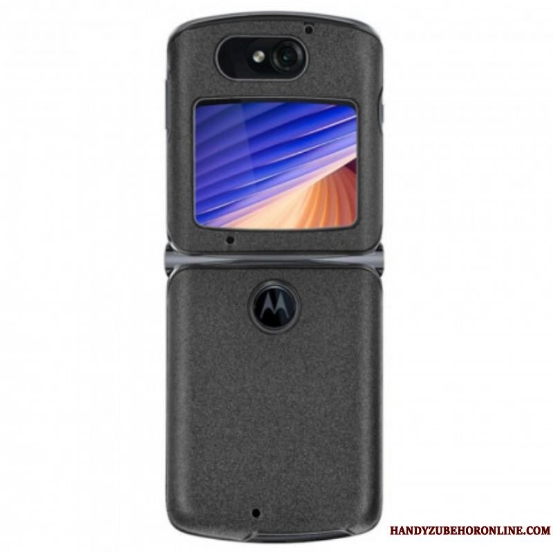 Cover Motorola Razr 5G Slibet Kunstlæder