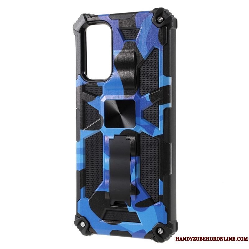 Cover Samsung Galaxy A13 5G / A04s Camouflage Aftagelig Støtte