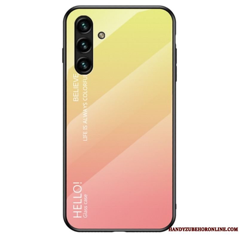 Cover Samsung Galaxy A13 5G / A04s Hærdet Glas Hej