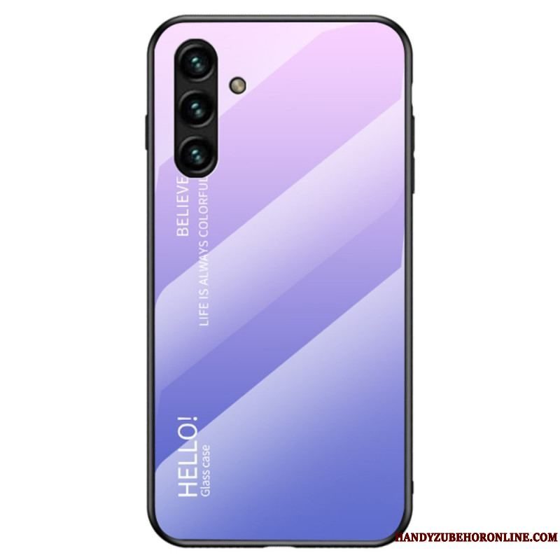 Cover Samsung Galaxy A13 5G / A04s Hærdet Glas Hej