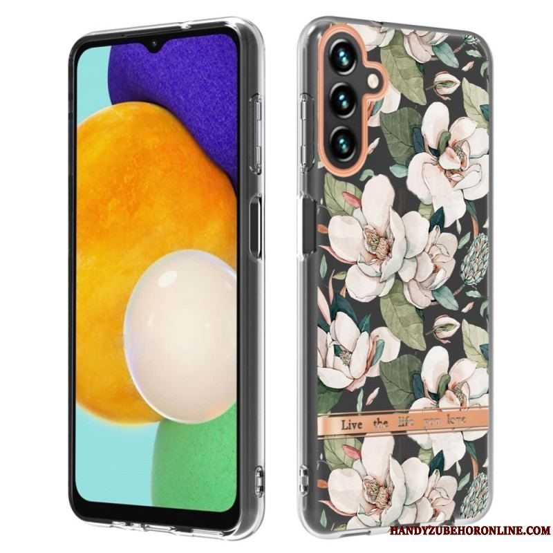 Cover Samsung Galaxy A14 / A14 5G Farverige Blomster