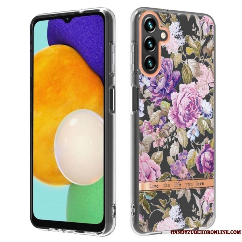 Cover Samsung Galaxy A14 / A14 5G Farverige Blomster