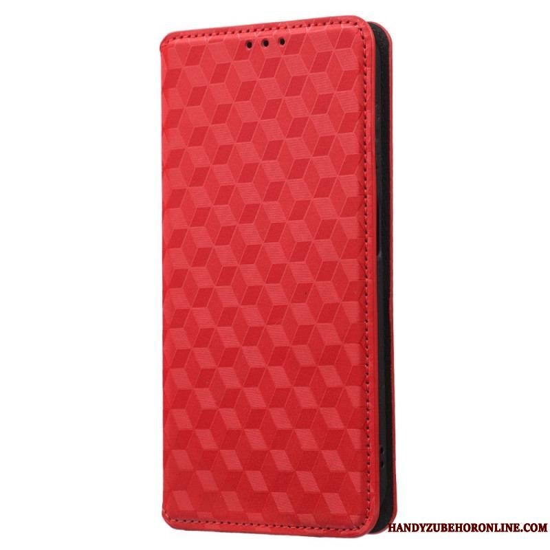 Cover Samsung Galaxy A14 / A14 5G Flip Cover 3d Mønster