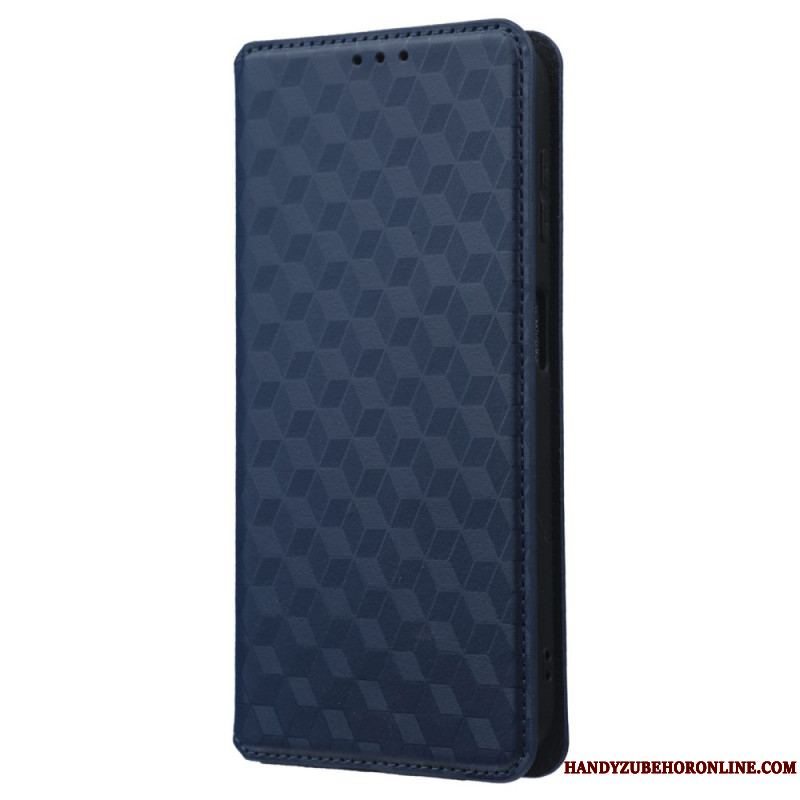 Cover Samsung Galaxy A14 / A14 5G Flip Cover 3d Mønster