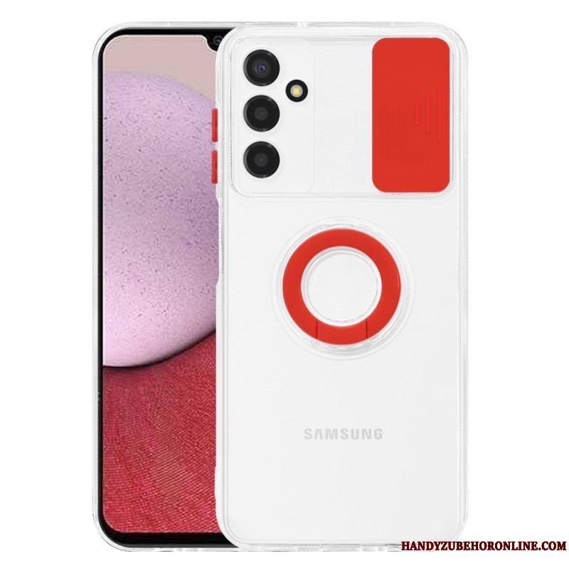 Cover Samsung Galaxy A14 / A14 5G Gennemsigtig Med Ring-support