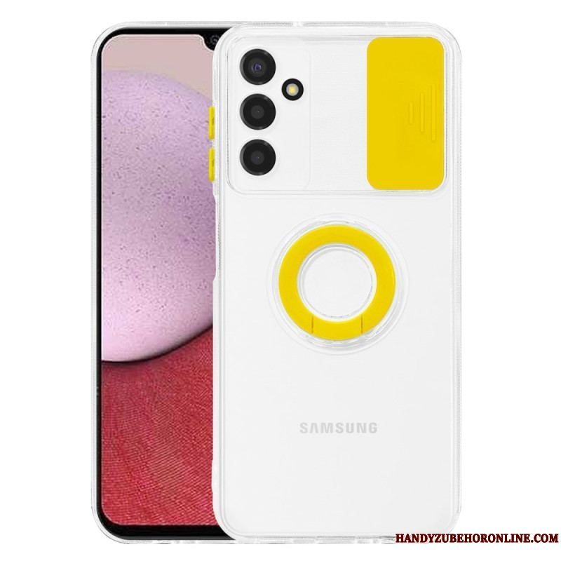 Cover Samsung Galaxy A14 / A14 5G Gennemsigtig Med Ring-support