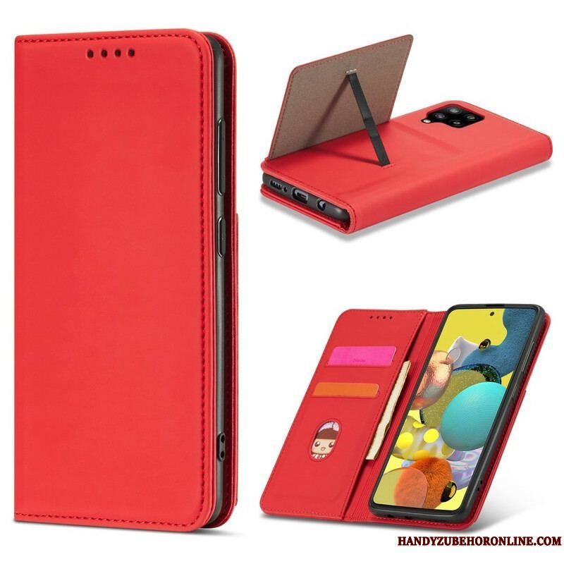 Cover Samsung Galaxy A42 5G Flip Cover Kortholder Stativ