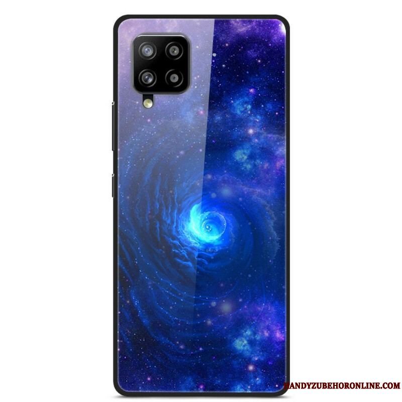 Cover Samsung Galaxy A42 5G Glas Og Silikone Galaxy