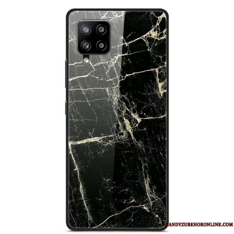 Cover Samsung Galaxy A42 5G Supreme Marmor Hærdet Glas