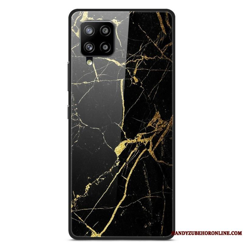 Cover Samsung Galaxy A42 5G Supreme Marmor Hærdet Glas