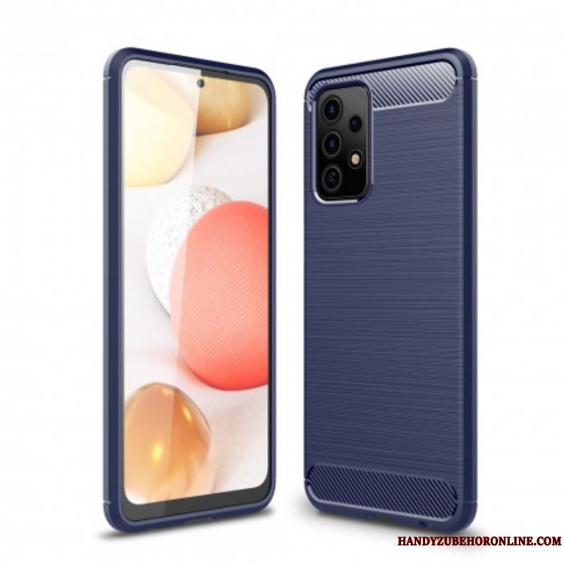 Cover Samsung Galaxy A52 4G / A52 5G / A52s 5G Børstet Kulfiber