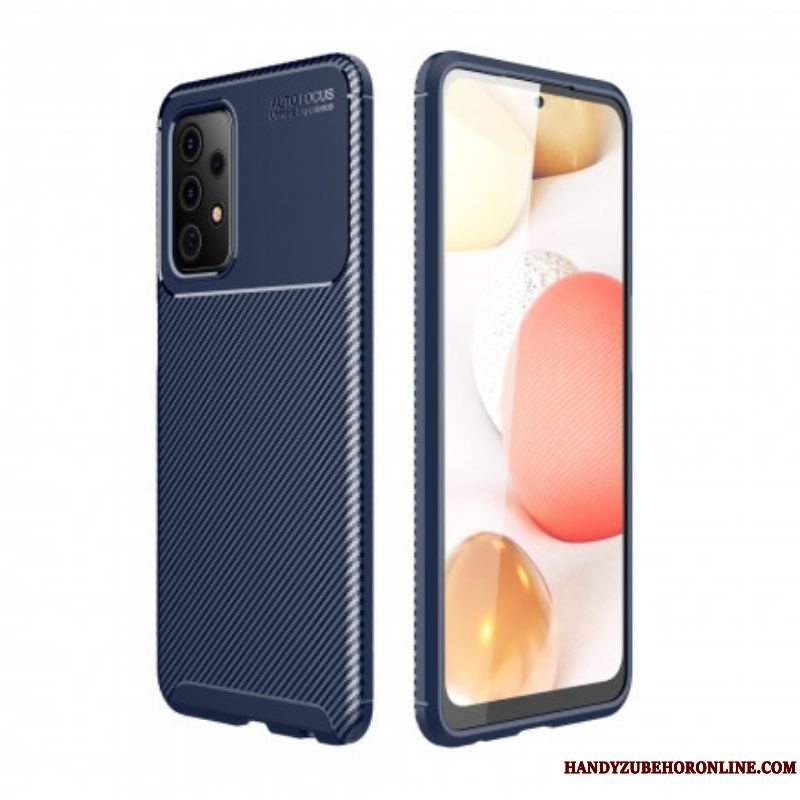 Cover Samsung Galaxy A52 4G / A52 5G / A52s 5G Fleksibel Kulfibertekstur