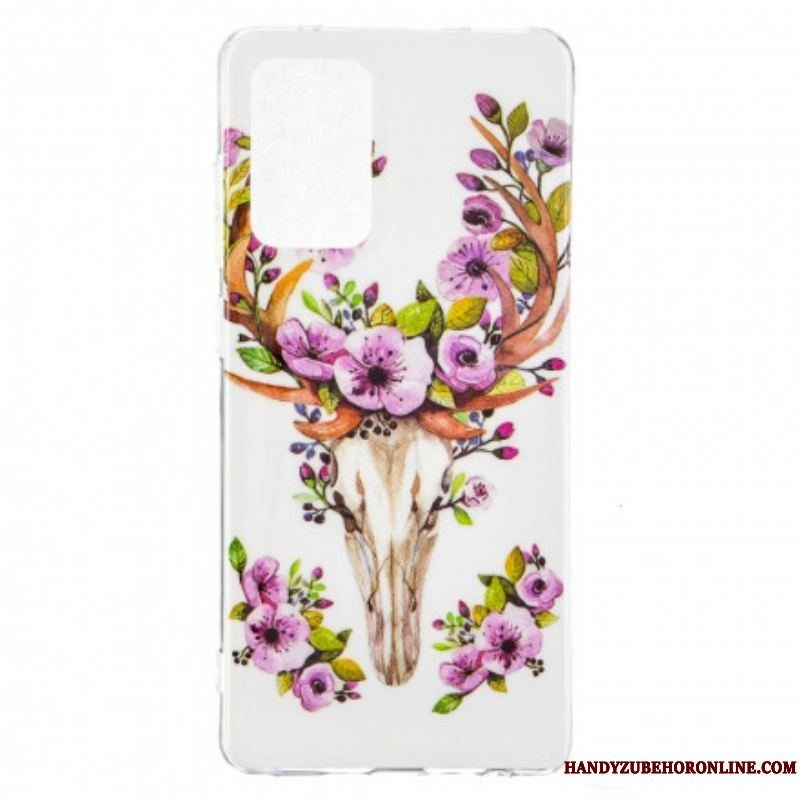 Cover Samsung Galaxy A52 4G / A52 5G / A52s 5G Fluorescerende Majestic Deer