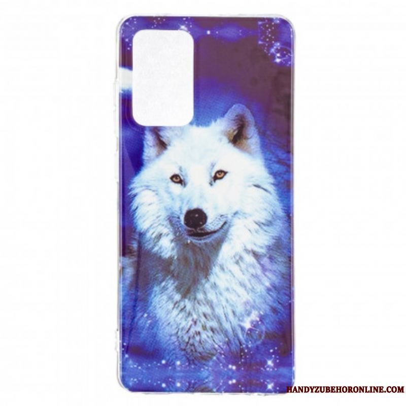 Cover Samsung Galaxy A52 4G / A52 5G / A52s 5G Fluorescerende Wolf Series