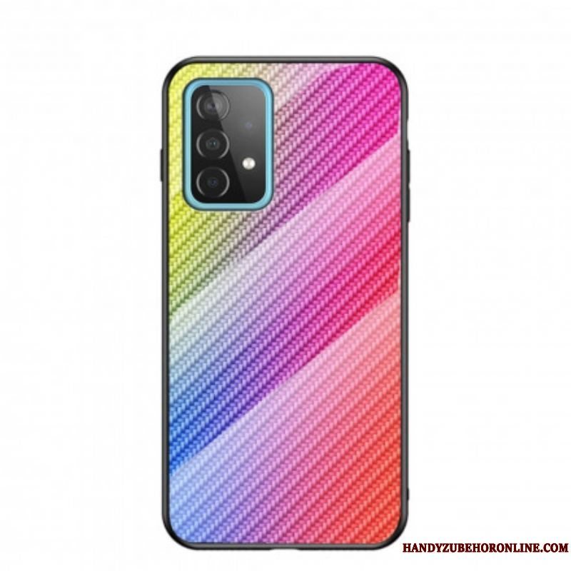 Cover Samsung Galaxy A52 4G / A52 5G / A52s 5G Kulfiber Hærdet Glas