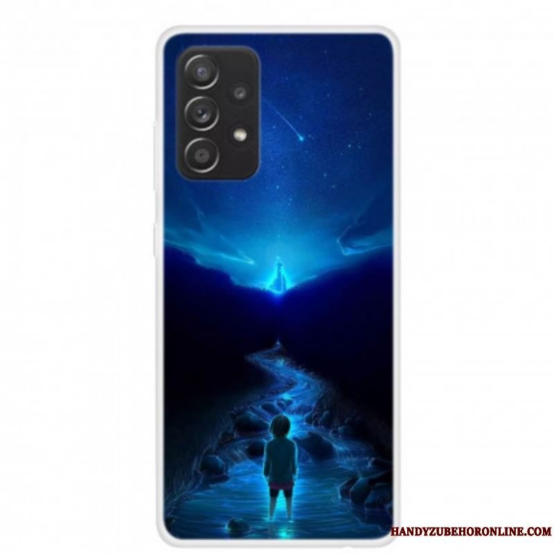 Cover Samsung Galaxy A52 4G / A52 5G / A52s 5G Silikone Dreams Of Planets