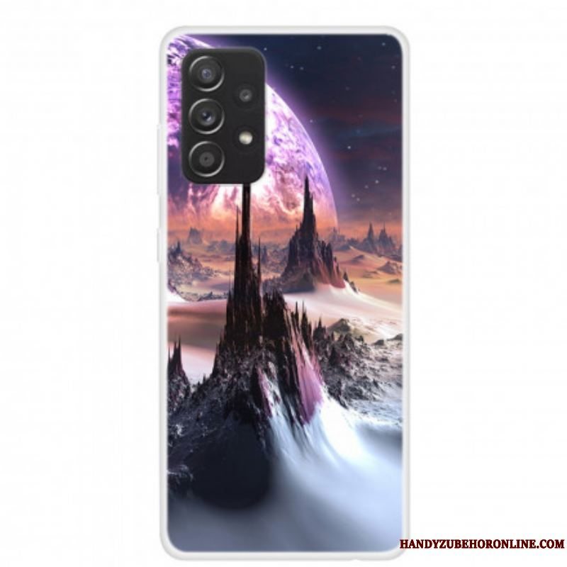 Cover Samsung Galaxy A52 4G / A52 5G / A52s 5G Silikone Dreams Of Planets