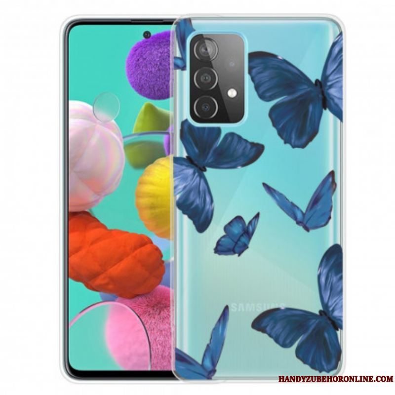 Cover Samsung Galaxy A52 4G / A52 5G / A52s 5G Vilde Sommerfugle