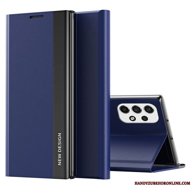 Cover Samsung Galaxy A53 5G Flip Cover Nyt Design I Kunstlæder