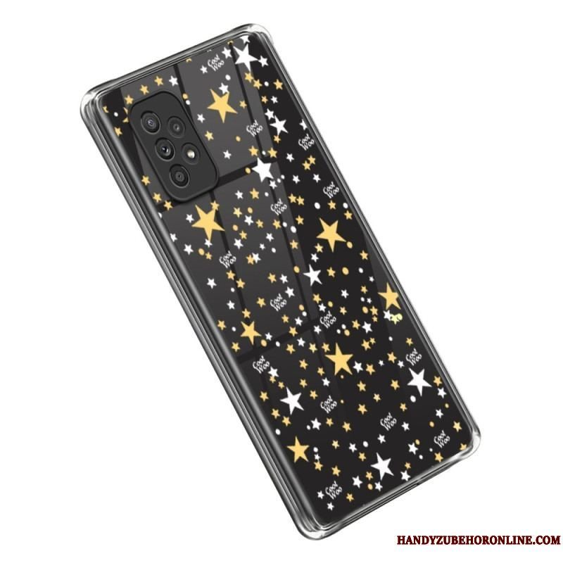Cover Samsung Galaxy A53 5G Gennemsigtige Stjerner / Hjerter