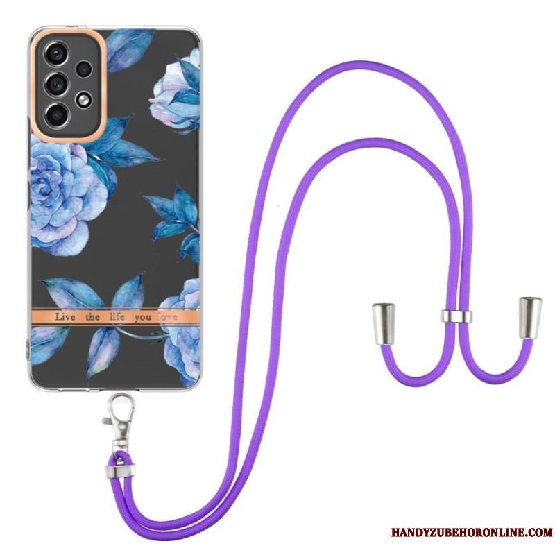 Cover Samsung Galaxy A53 5G Med Snor Blomstersnor