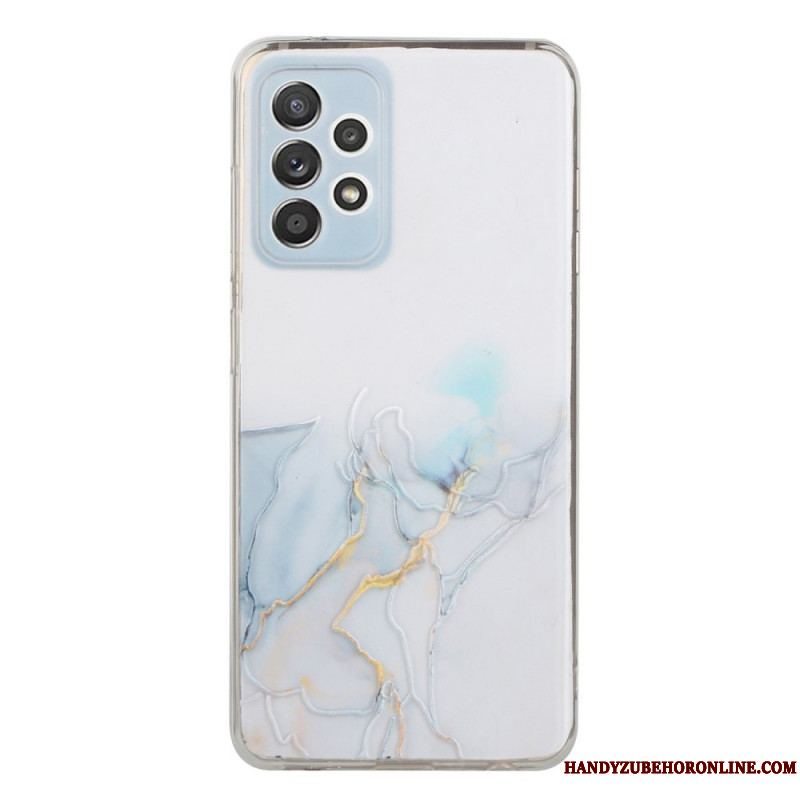 Cover Samsung Galaxy A53 5G Silikone Marmor Effekt