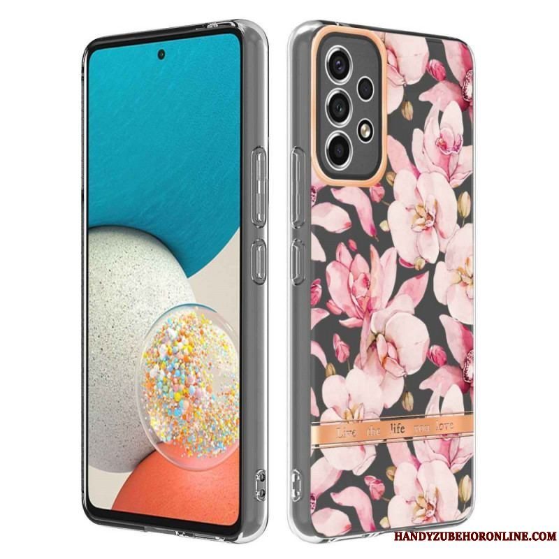 Cover Samsung Galaxy A53 5G Sømløs Blomster