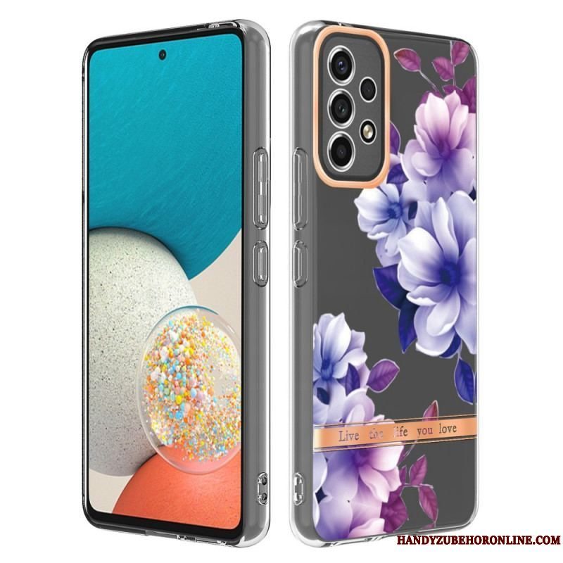 Cover Samsung Galaxy A53 5G Sømløs Blomster