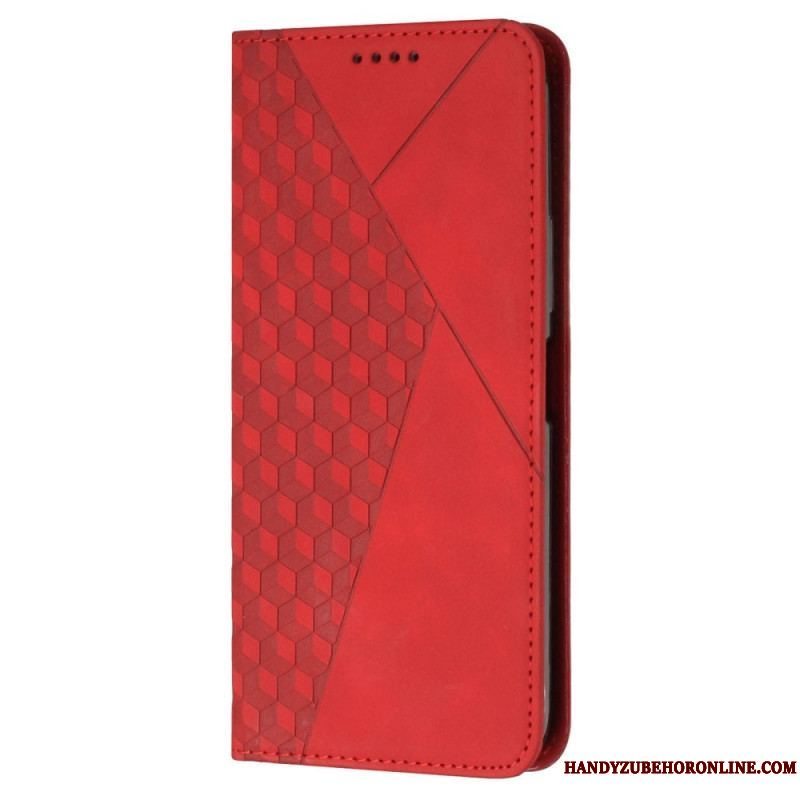 Cover Samsung Galaxy A54 5G Flip Cover Stil Læder 3d Mønster