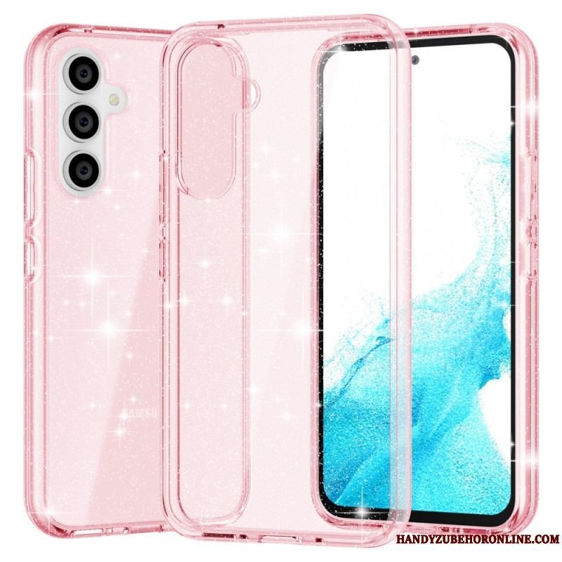 Cover Samsung Galaxy A54 5G Gennemsigtige Pailletter