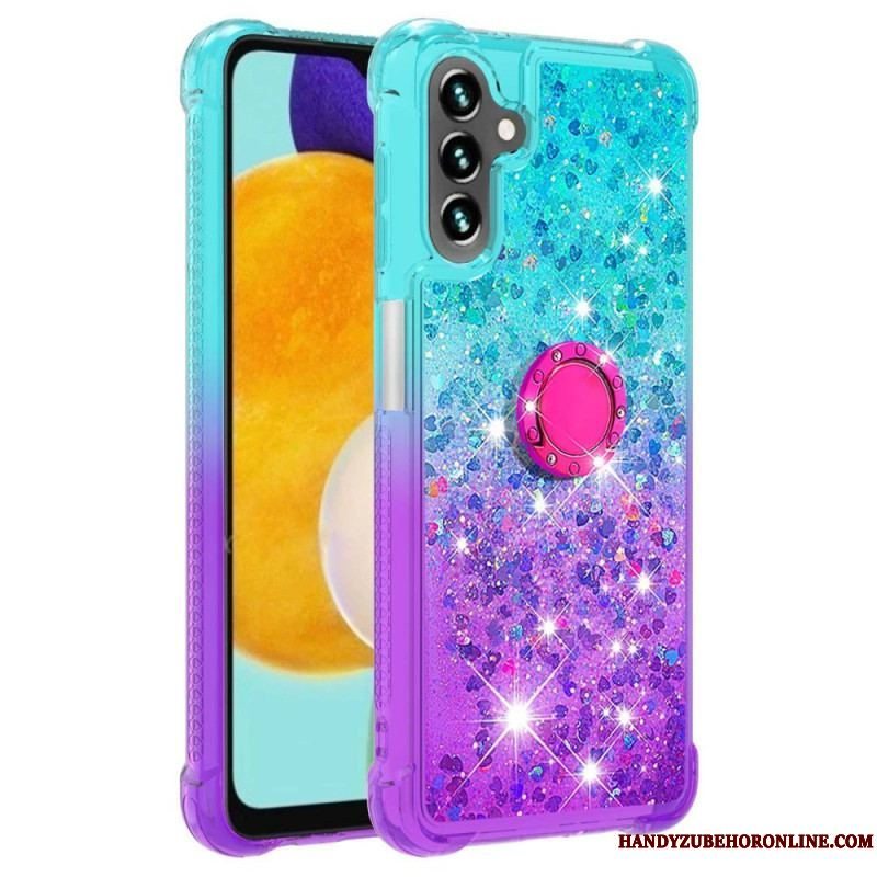 Cover Samsung Galaxy A54 5G Glitter Ring-bracket