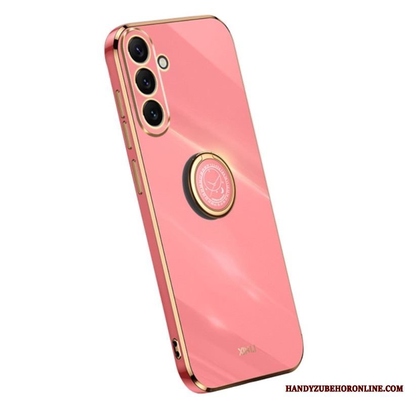 Cover Samsung Galaxy A54 5G Gyldne Kanter Med Ringstøtte