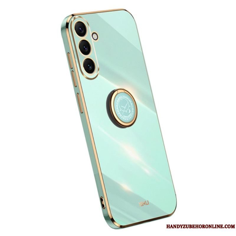 Cover Samsung Galaxy A54 5G Gyldne Kanter Med Ringstøtte