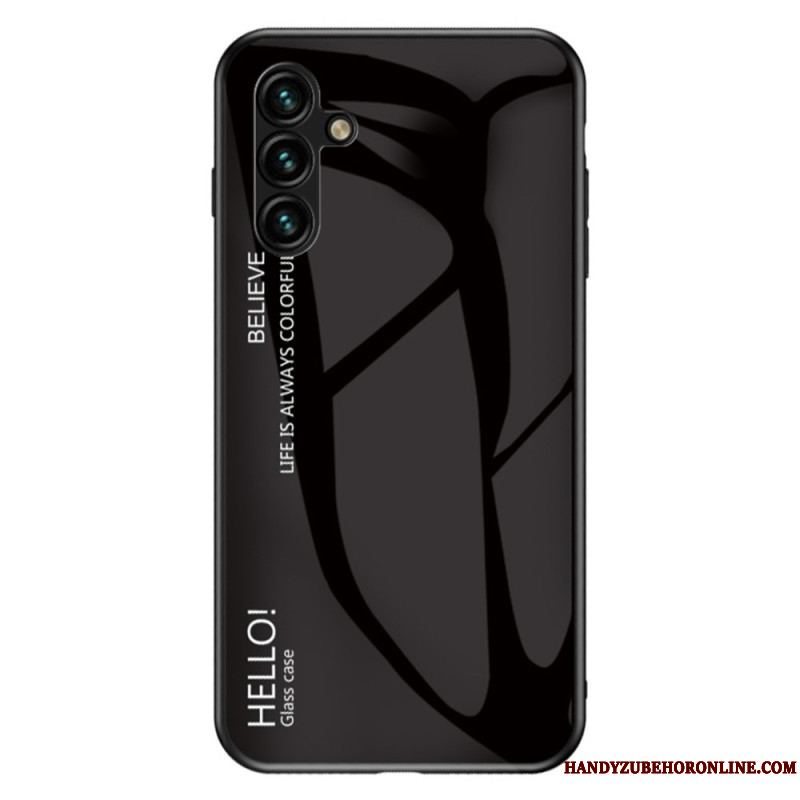 Cover Samsung Galaxy A54 5G Hærdet Glas Hej